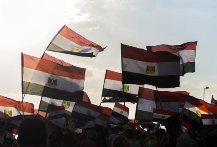 Egyptian flags 