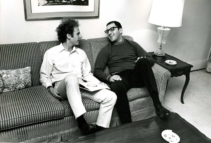 Sandy Greenberg and Art Garfunkel