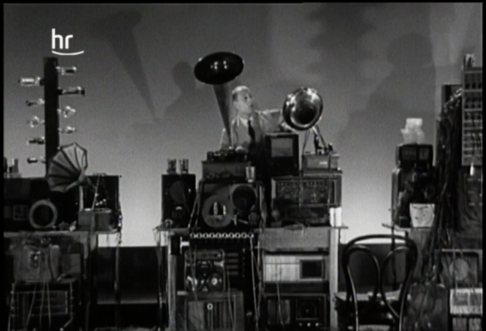 Still from television broadcast of Antithese