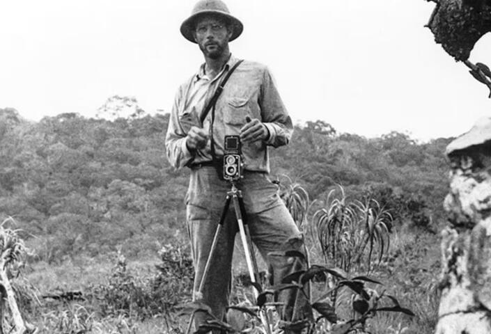 Richard Evans Schultes in Vaupés, Colombia, in 1946.