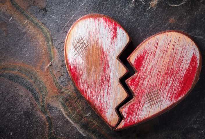 Broken heart image