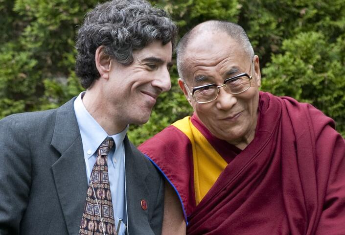 Professor Richard Davidson and the Dalai Lama