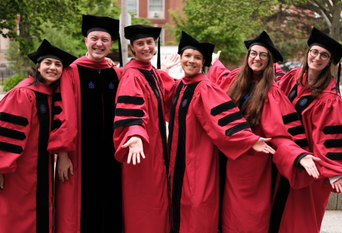 PhD students celebrate their yearslong goals during Commencement.