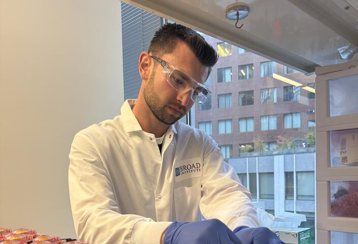 Witte is setting up a PACE experiment, which is the laboratory technique he used to generate evoCAST.