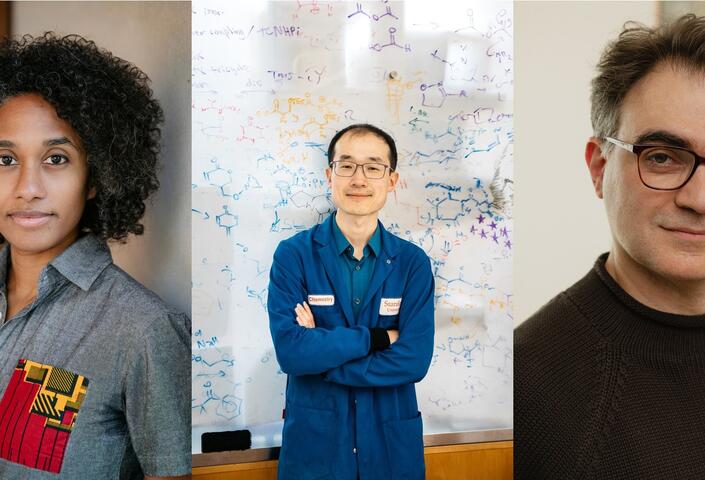 2026 MacArthur Fellows Ellora Derenencourt, Song Lin, and Vincenzo Vitelli