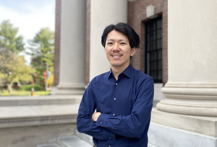 Portrait of PhD student Mitsuru Mukaigawara 