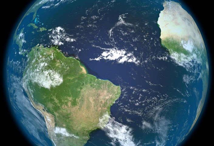 Earth viewed from space
