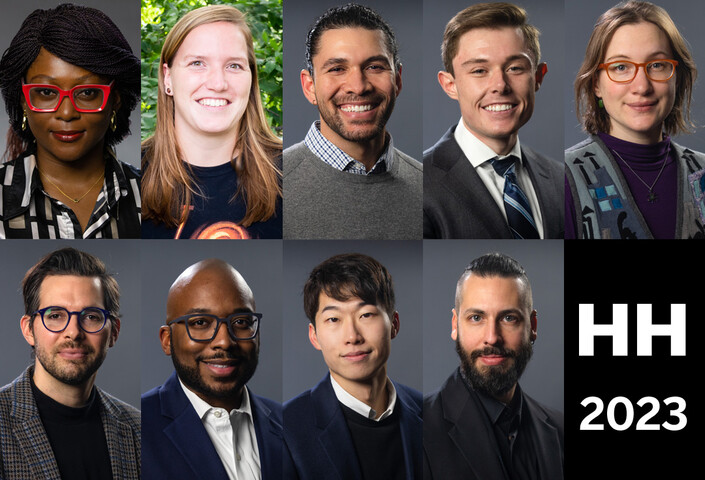 Banner of 2023 Harvard Horizons Scholars; reads "HH 2023"