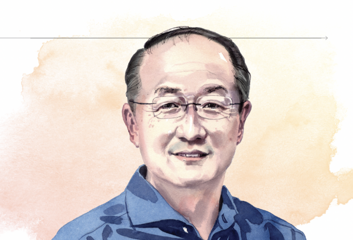Illustration of Jim Yong Kim