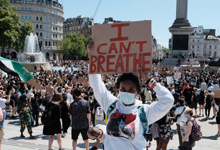 I Can't Breathe sign 