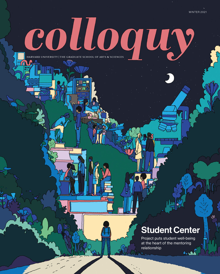 Cover of the winter 2021 issue of Colloquy Magazine 