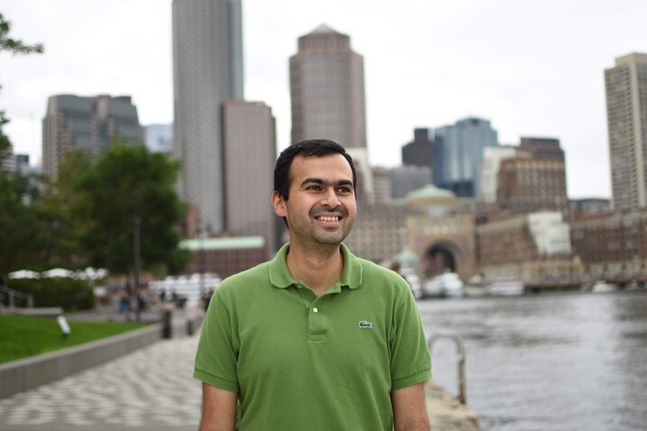 Akshay Dixit with city skyline