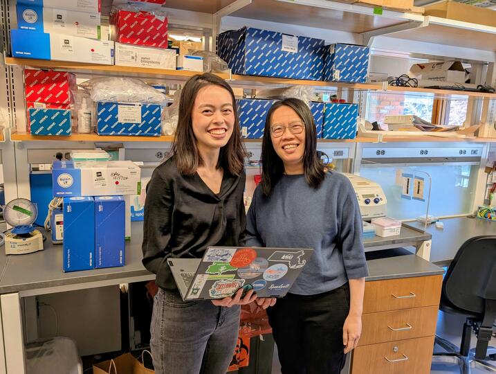 Hannah and her PI Dr. Ya-Chieh Hsu