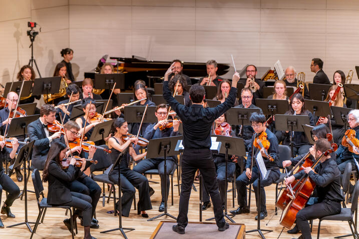 Leo orchestrates the Spring 2024 concert