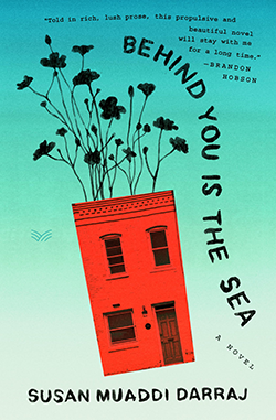 Behind You is the Sea book cover with abstract building
