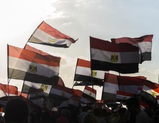 Egyptian flags 