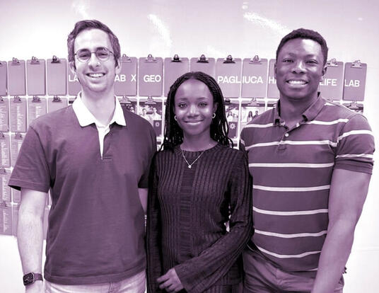 Halo Braid Co-Founders Christian Knight, Yinka Ogunbiyi, and David Afolabi 