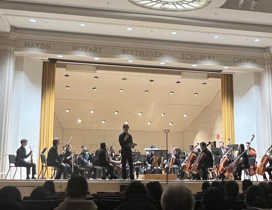 Student Center Orchestra Winter 2023 Concert in Paine Hall