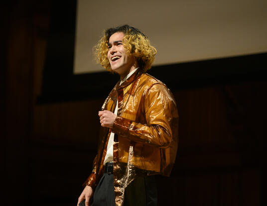 Noah Toyonaga at the 2024 Harvard Horizons Symposium