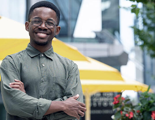 Photo of PhD student Olúmídé Fagboyegun