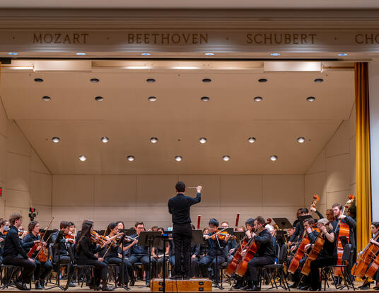 Leo orchestrates the Spring 2024 concert