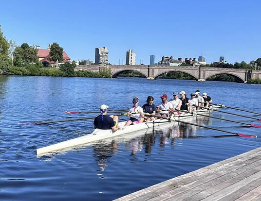 rowing club on the charles