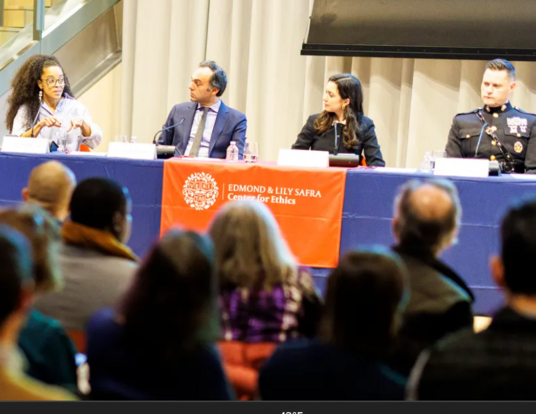 Desireé Melonas (from left), Harris Mylonas, Silvia Foster-Frau, and Connor Flynn