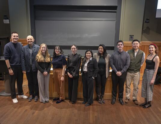 photo of the 10 three minute thesis finalists