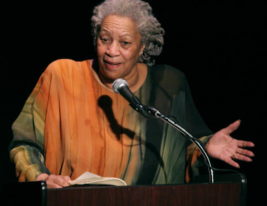 Toni Morrison speaking at "A Tribute to Chinua Achebe - 50 Years Anniversary of 'Things Fall Apart'". The Town Hall, New York City, February 26th, 2008.