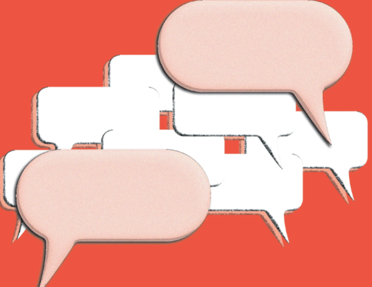 Graphic of speech bubbles