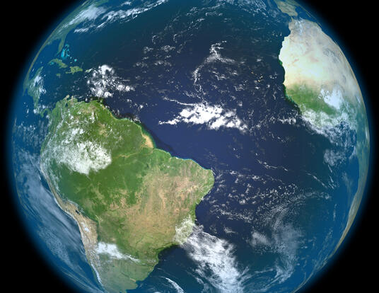 Earth viewed from space