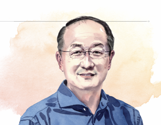 Illustration of Jim Yong Kim