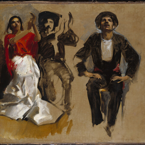 Study for Seated Figures for "El Jaleo"