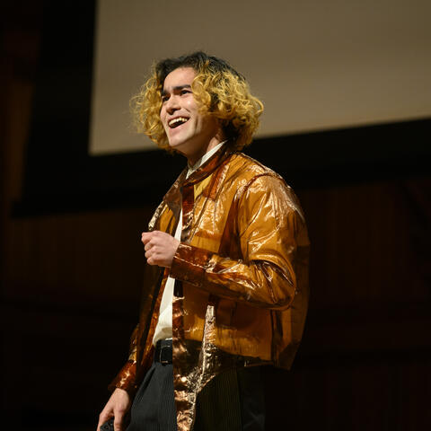 Noah Toyonaga at the 2024 Harvard Horizons Symposium