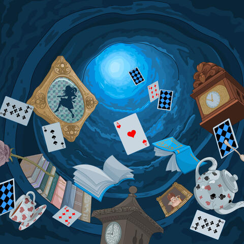 Alice and other objects falling down the rabbit hole 