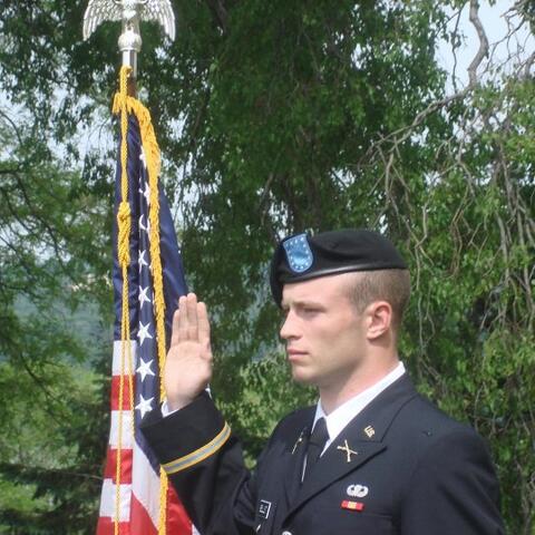 Ben Bellet at Commissionary Ceremony
