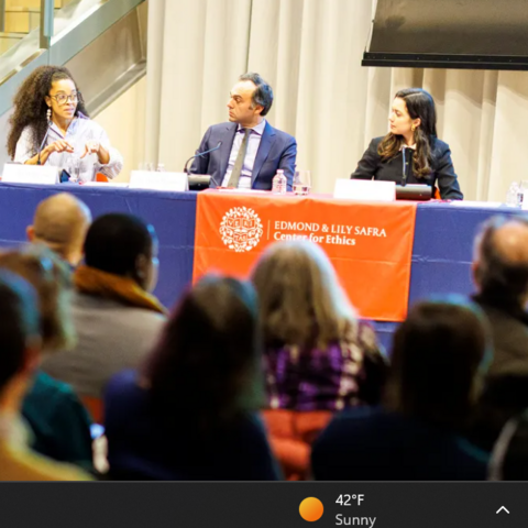 Desireé Melonas (from left), Harris Mylonas, Silvia Foster-Frau, and Connor Flynn