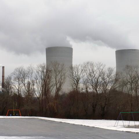 Brayton Point Nuclear Power Plant and Cooling Towers