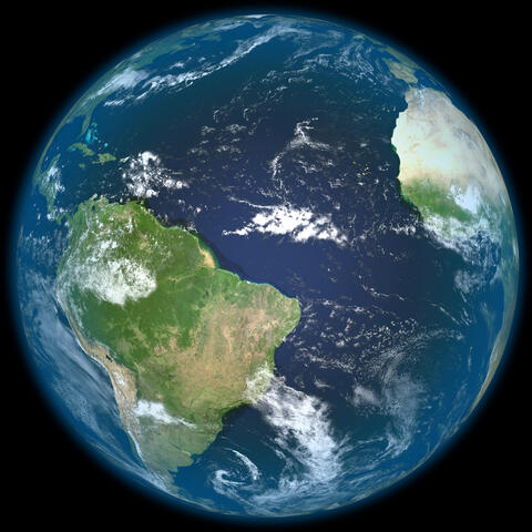 Earth viewed from space