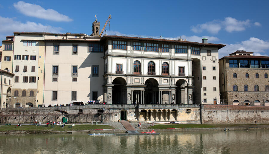 Uffizi Gallery seen from the south