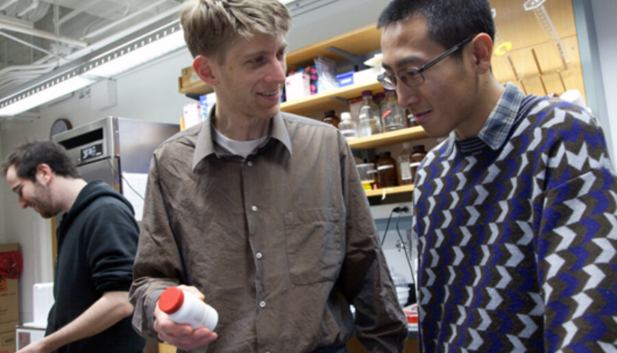 Adam Cohen with student