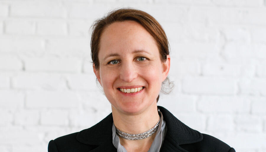 Sophia Rosenfeld posing with her arms crossed