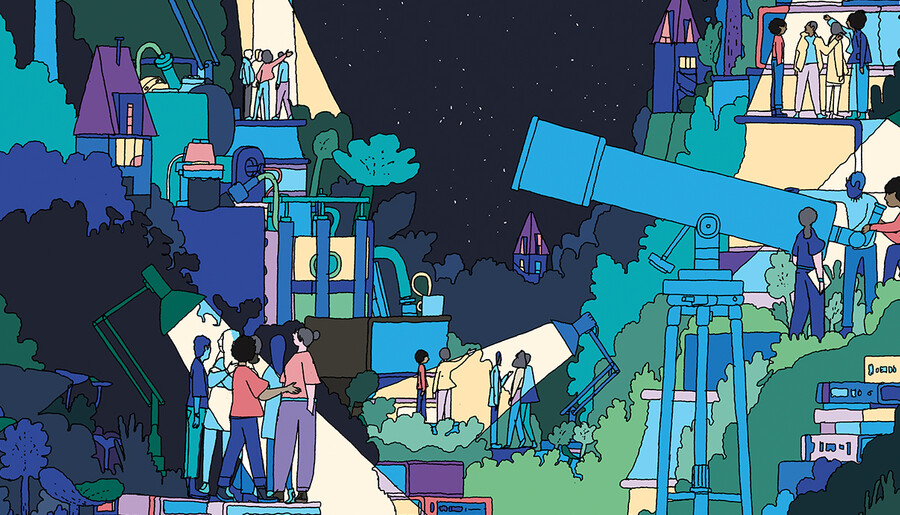 Student Center artwork by Celyn