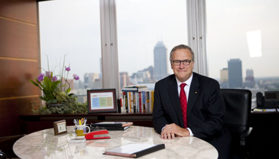 John Lechleiter in his office