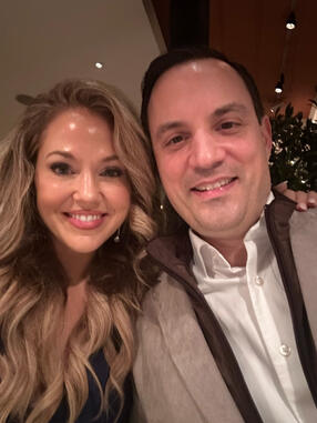 selfie of Allen and Linzy