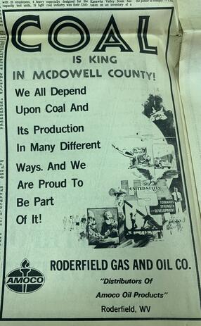 Advertisement for coal