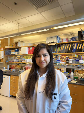 Rhea in the Cichowski Lab at Harvard Medical School