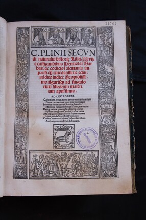 Histoire Naturelle de Pline l'Ancien, 1525