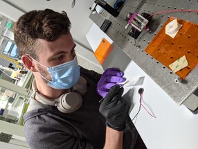 Andy Cohen in lab