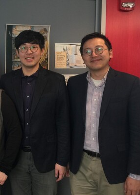 Photo of Jongsik Christian Yi and Victor Seow
